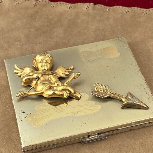 Elgin American Vintage Sterling Compact - Picture 2 of 7